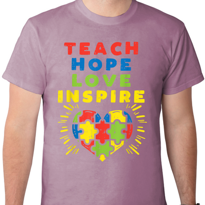 Teach Hope Love Inspire DTF