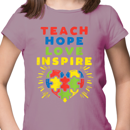 Teach Hope Love Inspire DTF