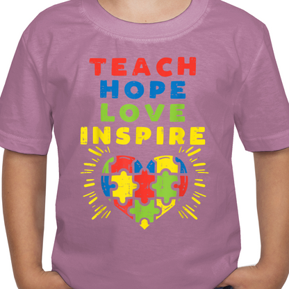 Teach Hope Love Inspire DTF