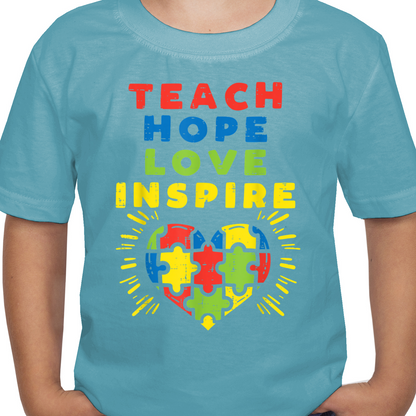 Teach Hope Love Inspire DTF