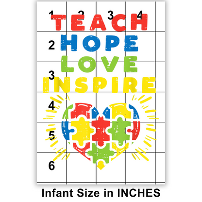 Teach Hope Love Inspire DTF
