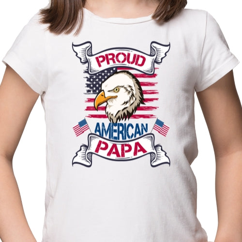 Proud American Papa Sublimation