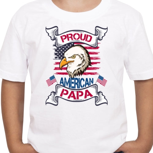 Proud American Papa Sublimation