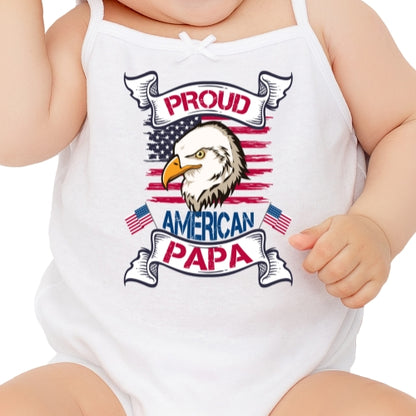 Proud American Papa Sublimation