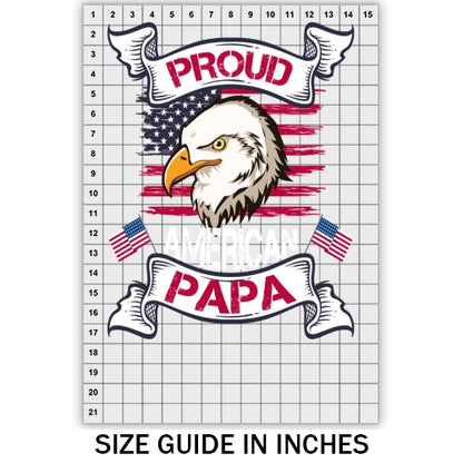 Proud American Papa DTF