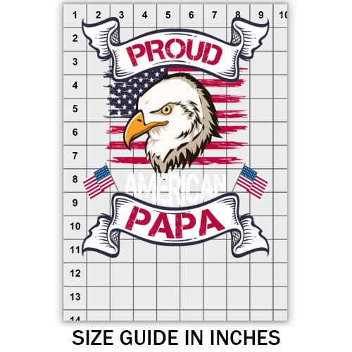 Proud American Papa DTF