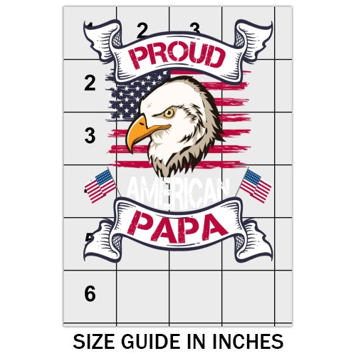 Proud American Papa DTF