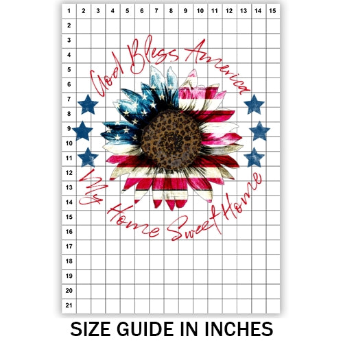 God Bless America Sublimation