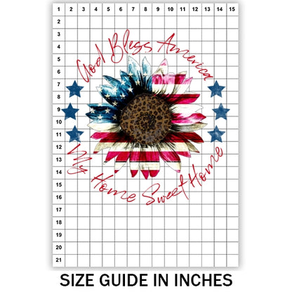 God Bless America Sublimation