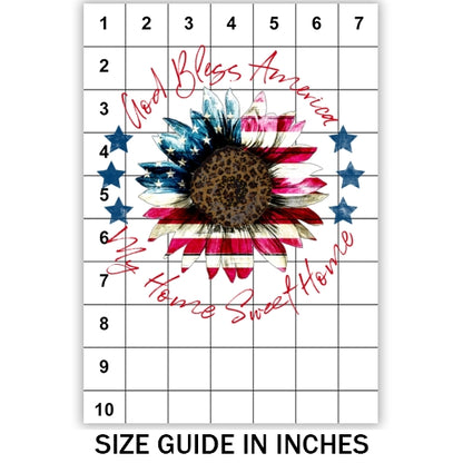 God Bless America Sublimation