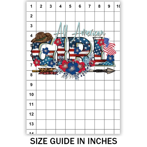 All American Girl Sublimation