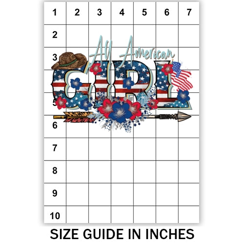 All American Girl Sublimation