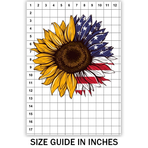 USA Sunflower 02 Sublimation