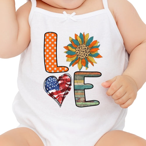 Love USA Sunflower Sublimation