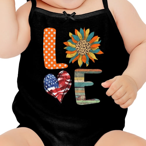 Love USA Sunflower DTF