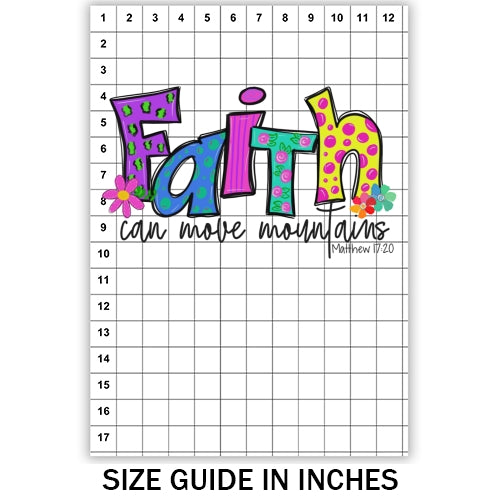 Faith Can Move Mountains Sublimation