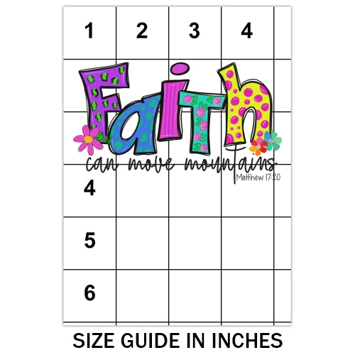 Faith Can Move Mountains Sublimation