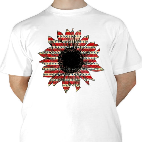 Patriotic Sunflower Sublimation