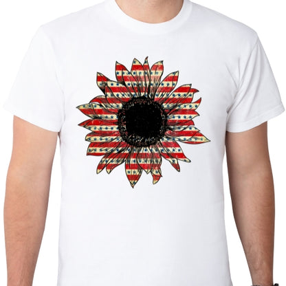 Patriotic Sunflower Sublimation