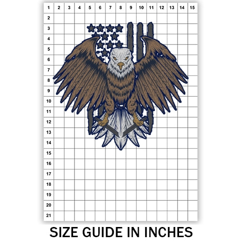 Retro Eagle Sublimation