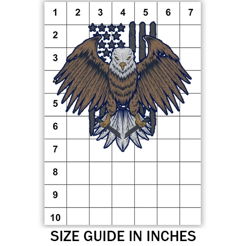 Retro Eagle Sublimation