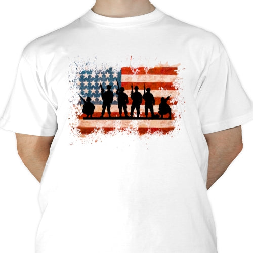 USA Soldier Flag Sublimation