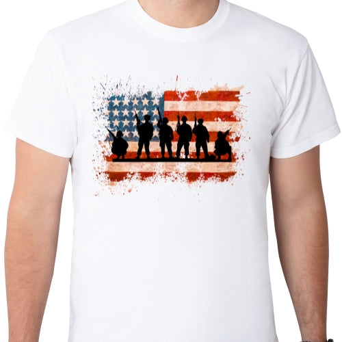 USA Soldier Flag Sublimation