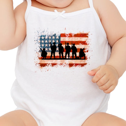 USA Soldier Flag Sublimation