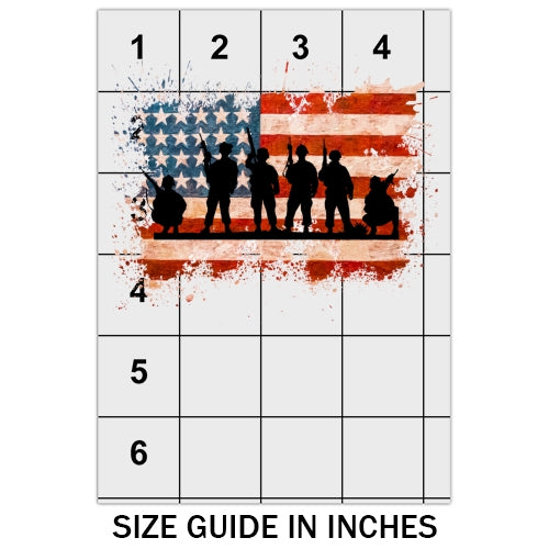 USA Soldier Flag DTF