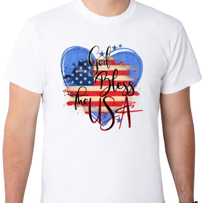 God Bless the USA Sublimation