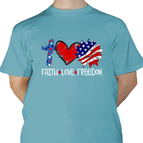 Faith Love Freedom DTF