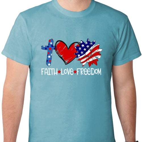 Faith Love Freedom DTF