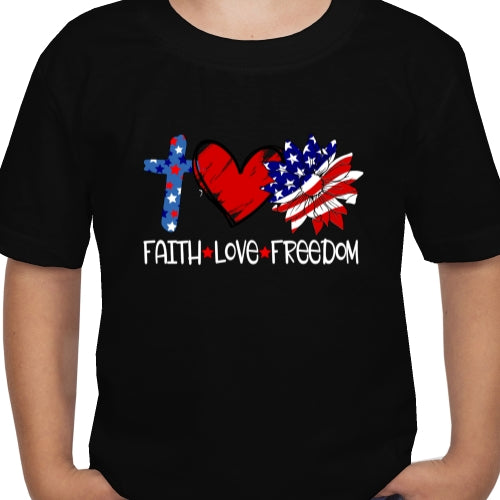 Faith Love Freedom DTF