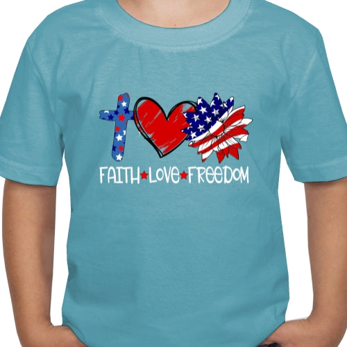 Faith Love Freedom DTF