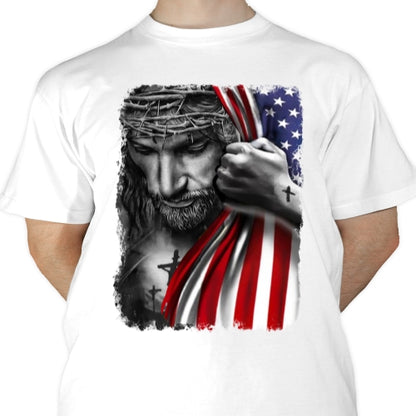 Jesus USA Flag Sublimation