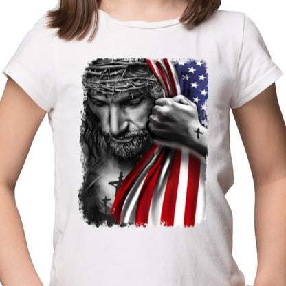 Jesus USA Flag Sublimation