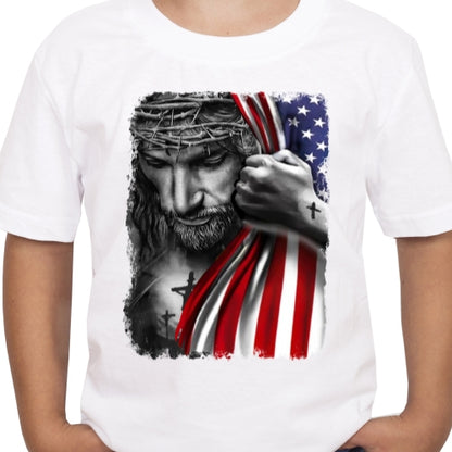 Jesus USA Flag Sublimation