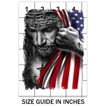 Jesus USA Flag Sublimation