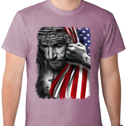 Jesus USA Flag DTF