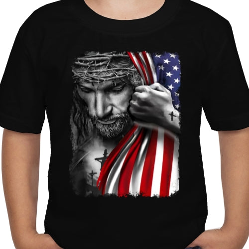 Jesus USA Flag DTF