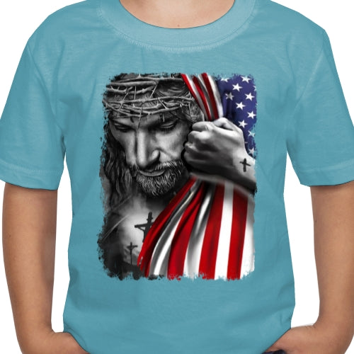 Jesus USA Flag DTF