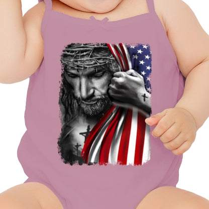 Jesus USA Flag DTF