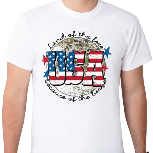 Land Of The Free USA Sublimation