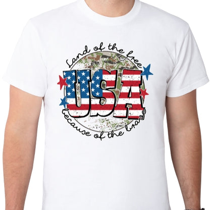 Land Of The Free USA Sublimation