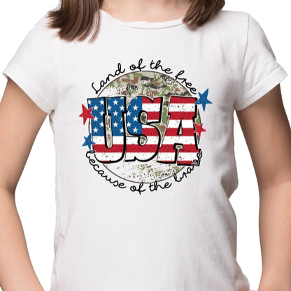 Land Of The Free USA Sublimation