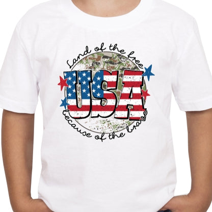 Land Of The Free USA Sublimation