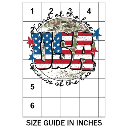 Land Of The Free USA Sublimation