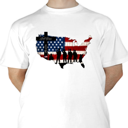 God Bless America Map Sublimation