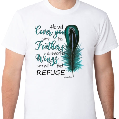 He Will Cover You With His Wings Sublimation