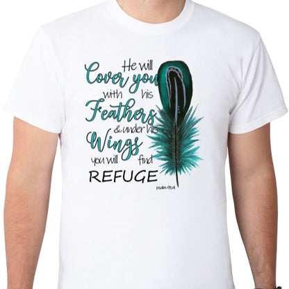 He Will Cover You With His Wings Sublimation